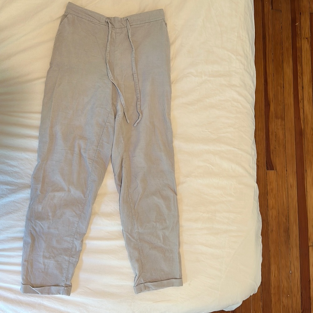 Mango cream color joggers